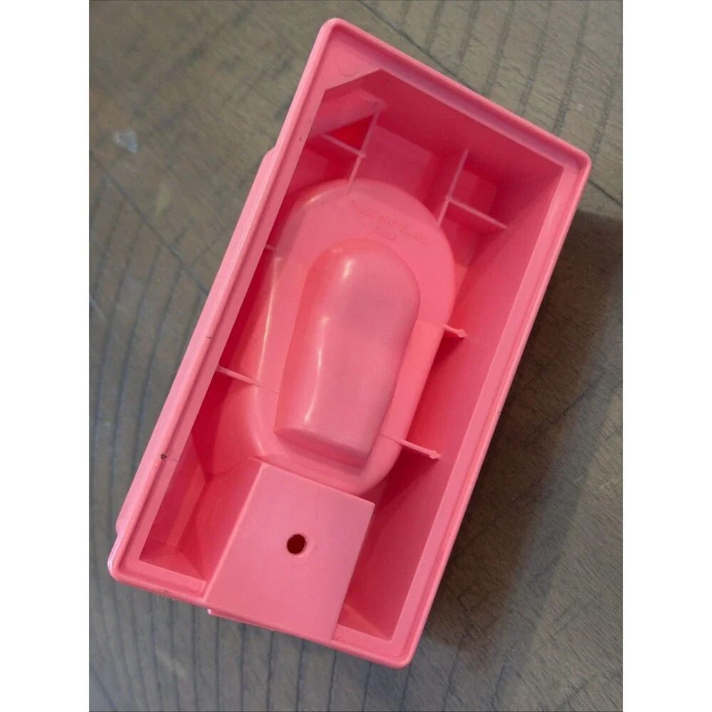 VINTAGE barbie BATHTIME FUN KELLY bathtub BARBIE BABY SISTER  #14552 1995 pink